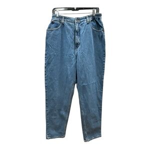 L.L. Bean Womens Jeans Size 14 Orignal Fit/Relaxed‎ 183695 Mom Stretch New High